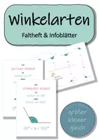 Vorschau - Stundenentwürfe - Winkelarten - Faltheft & Merkblätter - Deckblatt