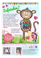 Vista previa - Manualidades / Dibujos para colorear - Lesezeichen Affe / Affenklasse - zum Schulanfang / Schulstart (Klassenmaskottchen) Deutsch / Alemán - página 2