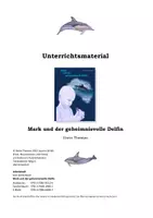Vorschau - Arbeitsblätter - Aufgaben zum Buch "Mark und der geheimnisvolle Delfin" - Deckblatt