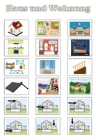 Vorschau - Anderer Materialtyp - Symbole zum Einkleben ins Vokabelheft "Haus und Wohnung" DaZ - Deckblatt