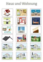 Vorschau - Anderer Materialtyp - Symbole zum Einkleben ins Vokabelheft "Haus und Wohnung" DaZ - Seite 2