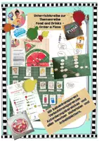 Vorschau - Stundenentwürfe - Unterrichtsreihe zu "Food and Drinks" and "Order a Pizza" - Deckblatt