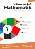 Vorschau - Unterrichtsreihen - Mathe Lernhefte Set für die Grundschule | Lernvideos Kanal mit dem Fisch - Seite 1