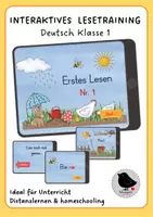 Vorschau - Arbeitsblätter - Materialpaket: 3x Lesetraining in Klasse 1 (interaktiv) - Deckblatt