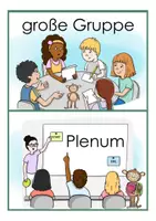 Vista previa - Para docentes: organización, planificación y formación - Sozialformen - Tafeltransparenz für die Affenklasse in der Grundschule (Klassenmaskottchen) Deutsch / Alemán - página 2
