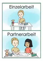 Vista previa - Para docentes: organización, planificación y formación - Sozialformen - Tafeltransparenz für die Affenklasse in der Grundschule (Klassenmaskottchen) Deutsch / Alemán - página 3