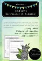 Vorschau - Unterrichtsreihen - Gedicht - Unterrichtsreihe - Der Panther (R. M. Rilke) - Deckblatt