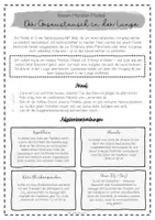Vorschau - Arbeitsblätter - Lebendiges Riesen-Modell zum Gasaustausch in der Lunge - Seite 1