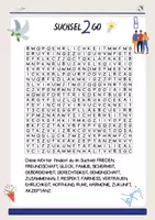 Vorschau - Arbeitsblätter - Suchsel FRIEDEN Freiarbeit mit Lösungen Wortspeicher Differenziert - Deckblatt