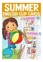 Vorschau - Spiele - SUMMER Klammerkarten Englisch / English vocabulary game - Deckblatt