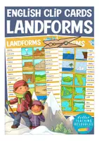 Vorschau - Spiele - landforms Klammerkarten Englisch / English clip cards game - Deckblatt