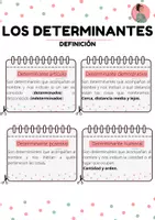 Vista previa - Hojas de trabajo - Los determinantes - página 2