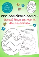 Vorschau - Arbeitsblätter - Mein Osterferien-Osterei: Letzte Stunde vor den Osterferien - Deckblatt