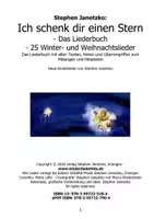 Vorschau - Anderer Materialtyp - Ich schenk dir einen Stern - 25 Winter- und Weihnachtslieder. Das Liederbuch mit allen Texten, Noten und Gitarrengriffen - Seite 1
