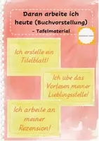 Vorschau - Poster - Daran arbeite ich heute (Buchvorstellung) - Karten - Deckblatt