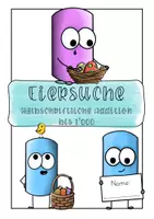 Vorschau - Arbeitsblätter - Eiersuche - Halbschriftliche Addition - Deckblatt