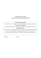Vorschau - Stundenentwürfe - Stundenentwurf - Wirtschaften im privaten Haushalt - Deckblatt