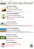 Aperçu - Feuilles d'exercices - Exercice "Ist das das Haus?" Thème "Wohnen" Allemand - Page 3