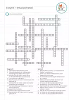 Vorschau - Arbeitsblätter - Enzyme – Kreuzworträtsel (Abitur) - Seite 1