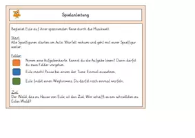 Vorschau - Spiele - Brettspiel zum Thema Musikgenres (Eule) - Seite 1