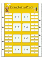Vorschau - Stationenlernen - Klammerkarten Einmaleins Mathe Freiarbeit Lerntheke Gemischte Aufgaben - Seite 2