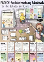 Aperçu - Matériel pour travaux manuels / dessin - FRESCH Rechtschreibung DaF DaZ - Minibuch für die Schule / zu Hause - Page de couverture