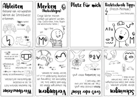 Aperçu - Matériel pour travaux manuels / dessin - FRESCH Rechtschreibung DaF DaZ - Minibuch für die Schule / zu Hause - Page 3