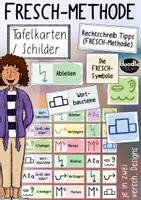 Aperçu - Cartes / Images - FRESCH-Methode zur Rechtschreibung - Tafelkarten - Page de couverture