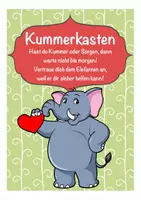 Vista previa - Hojas de trabajo - Kummerkasten Elefantenklasse (Klassenmaskottchen) Deutsch / Alemán - página 3