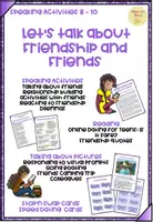 Vorschau - Unterrichtsreihen - Friendship and friends (Speaking 8.-9.) - Deckblatt