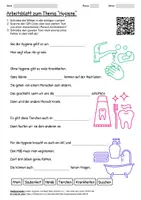 Vorschau - Arbeitsblätter - Arbeitsblatt "Hygiene" + Onlineübung & MP3 + Mindmap + Infografik - Deckblatt