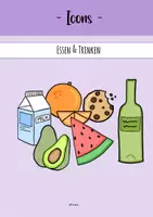 Vorschau - selbst erstellte Cliparts/Grafiken - Cliparts / Icons - Essen und Trinken - Deckblatt