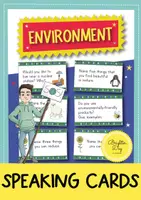 Aperçu - Cartes d'exercices - Environment Speaking Cards (English) - Page de couverture