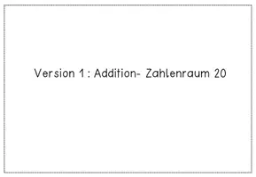 Vorschau - Arbeitsblätter - Zahlenraum 20 - Rechenaufsteller für die Addition und Subtraktion - Seite 2