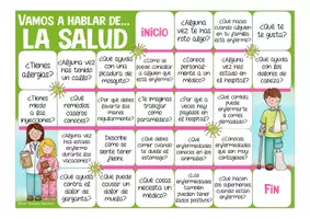 Vorschau - Spiele - la SALUD ¡Vamos a hablar! Spanisch Spiel (Sprechanlässe) - Seite 1
