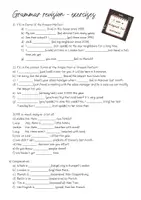 Vorschau - Arbeitsblätter - Grammar revision exercises, tenses - Seite 1
