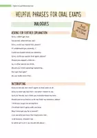 Vorschau - Arbeitsblätter - Helpful phrases for oral exams - Seite 1
