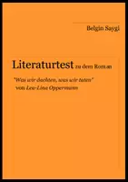 Vorschau - Arbeitsblätter - Literaturtest zu "Was wir dachten, was wir taten" von Lea-Lina Oppermann - Deckblatt