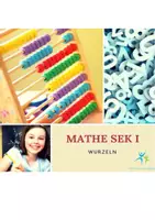 Vorschau - Arbeitsblätter - Wurzeln, Wurzelgesetze, Rechnen mit Wurzeln - Deckblatt