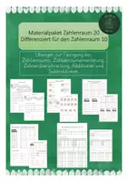 Vorschau - Arbeitsblätter - Materialpaket Zahlenraum 20, differenziert Zahlenraum 10 - Deckblatt