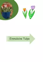 Vorschau - Spiele - Einmaleins Tulpen - Deckblatt