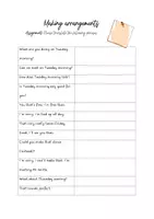 Vorschau - Arbeitsblätter - Making arrangements, communication, telephoning - Deckblatt
