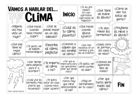 Vista previa - Unidades / Secuencias / Situaciones de Aprendizaje - El CLIMA paquete de materiales Español / E.L.E. - página 3