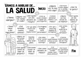 Vista previa - Unidades / Secuencias / Situaciones de Aprendizaje - LA SALUD - juego ESPAÑOL "¡Vamos a hablar!" (primaria y E.L.E.) - página 2