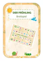Vorschau - Stationenlernen - Frühling Brettspiel - Deckblatt