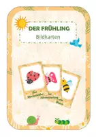 Vorschau - Stationenlernen - Materialpaket Frühling, Wortschatz, Spiele, für DaZ und DaF geeignet - Seite 1