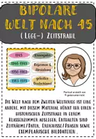 Vorschau - Arbeitsblätter - Bipolare Welt Zeitstrahl 1945-1991 (Legematerial) - Deckblatt