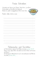 Vorschau - Arbeitsblätter - freies Schreiben Übungen Vom Korn zum Brot - Seite 3