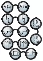 Vorschau - Präsentationen/Tafelbilder - FRESCH-Methode - Zusatzmaterial (Lupen & Brillen FREEBIE) - Seite 3