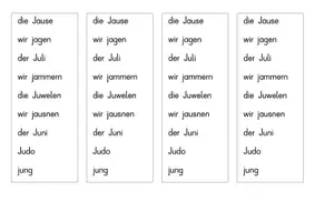 Vorschau - Anderer Materialtyp - Lesestreifen - Karibu bis Jj - Seite 1